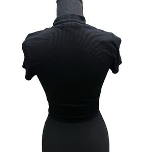 Basic black turtleneck